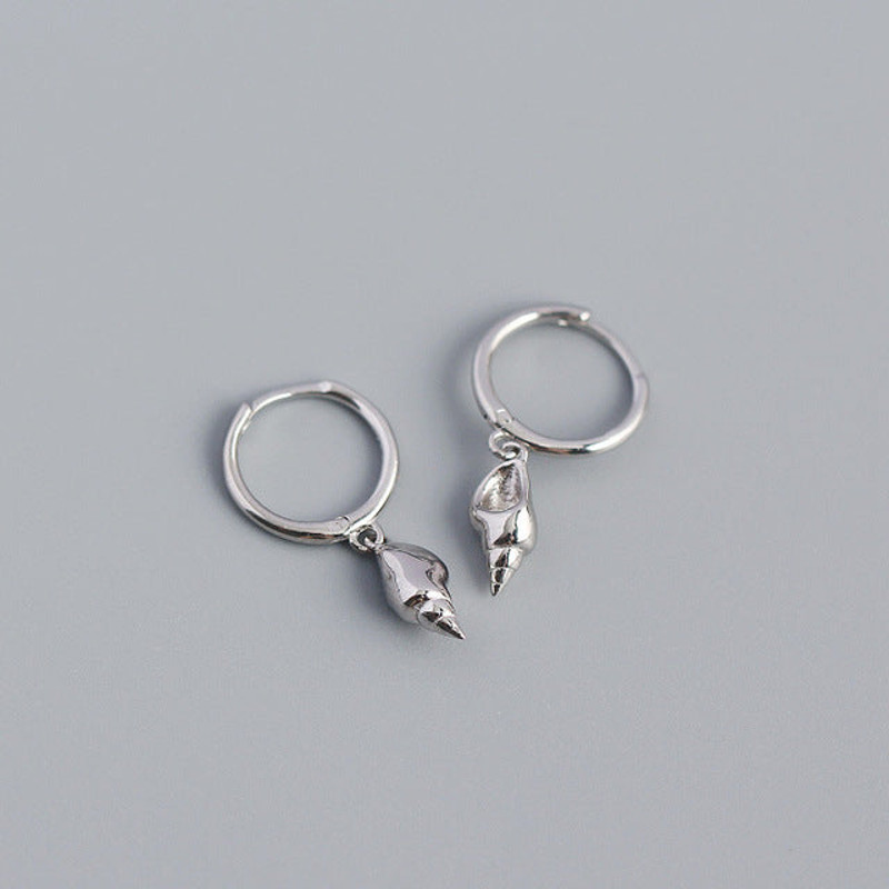 Anyco Fashion Earrings Summer Beach Geometric Shell Conch 1