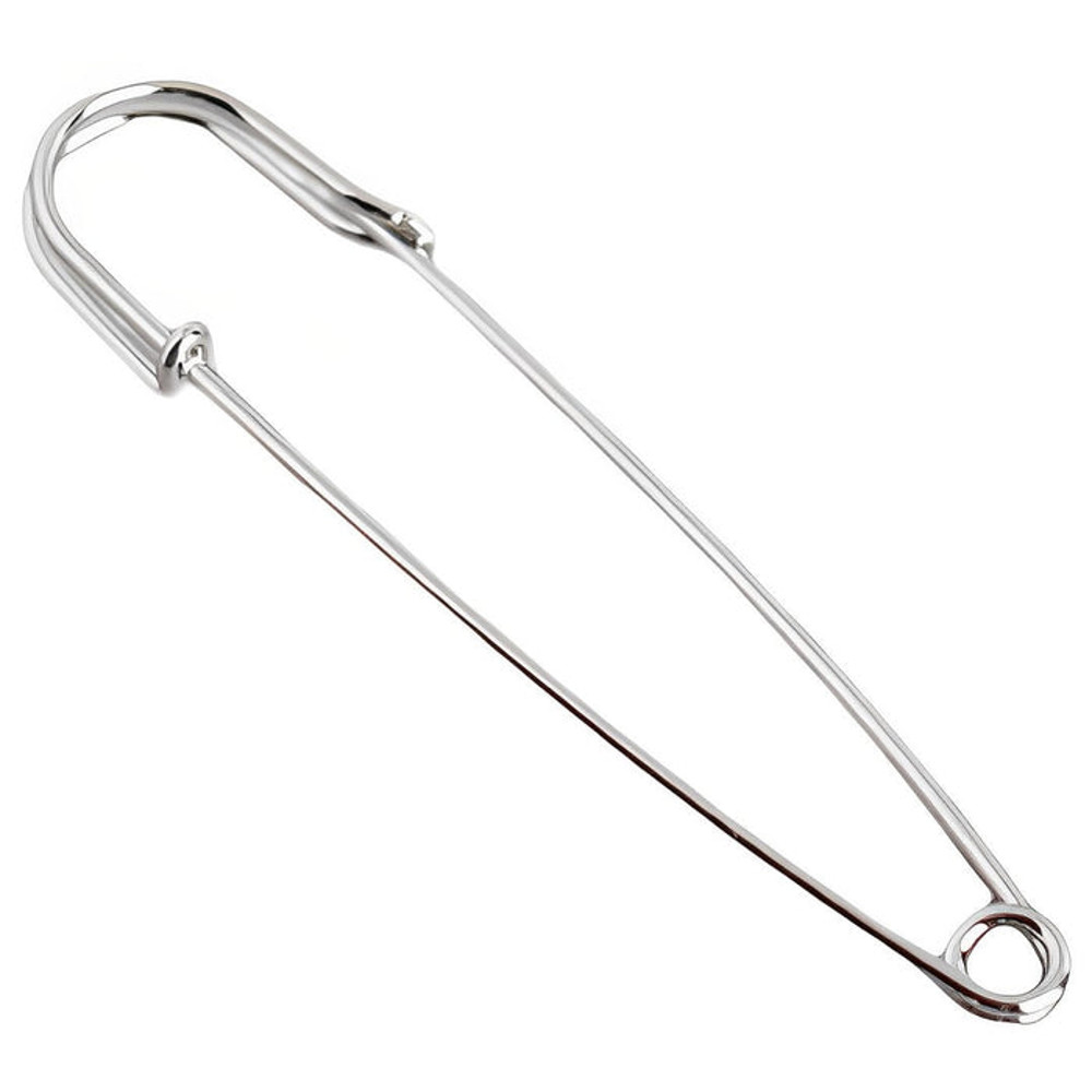 Anyco Earrings Sterling Silver Punk Personality Minimalist Pin 0