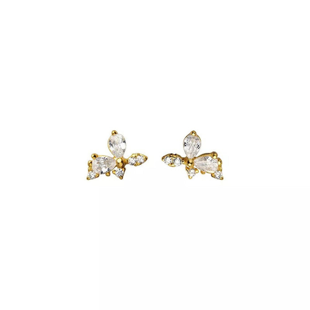 Anyco Fashion Earrings Gold 925 Sterling Silver Sweet 0