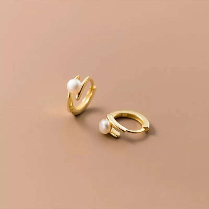 Anyco Fashion Earrings Sterling Silver Trendy Statement 3