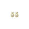 Anyco Fashion Earrings Gold 925 Sterling Silver Simple Geometric Line 0