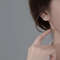 Anyco Fashion Earrings Sterling Cute Opal Zircon Chic Mini Small 1