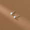 Anyco Fashion Earrings Sterling Cute Opal Zircon Chic Mini Small 2