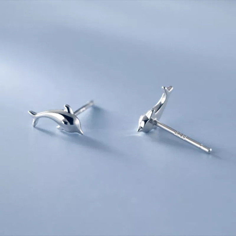 Anyco Fashion Earrings Gold 925 Sterling Simple Glossy Gold 2