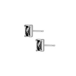 anyco fashion earrings silver 925 sterling black luxury