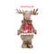 Anyhouz Christmas Deer Elk Doll Holiday Home Decoration Ornaments 2