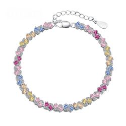 anyco bracelet custom cuban chain link 925 silver men women bracelet