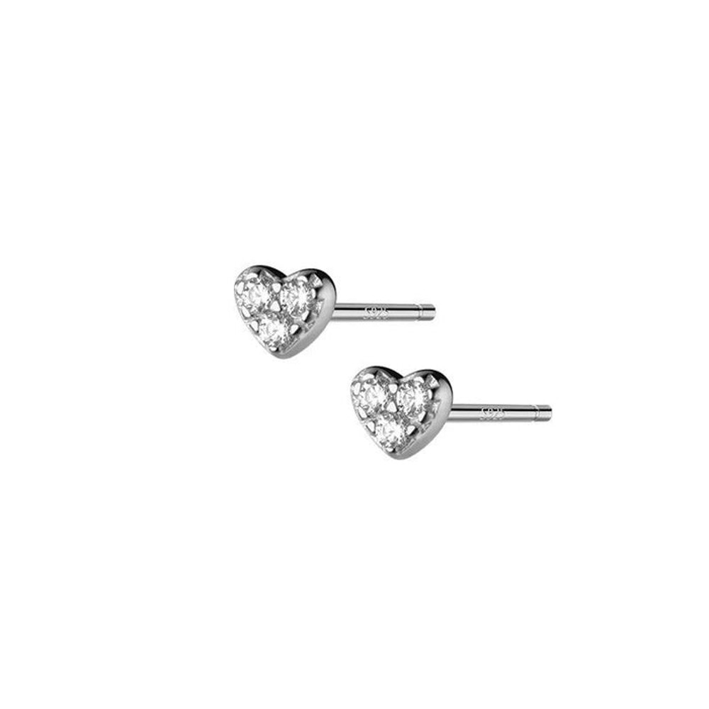 Anyco Fashion Earrings Silver 925 Sterling Romantic Love 0