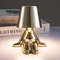 Anyhouz Hotel Lightning Lamp Rechargeable Gold Little Man Waiting Position Table Lamps 0