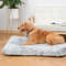Anywags Pet Bed Black Removable Calming Soft Plush 2