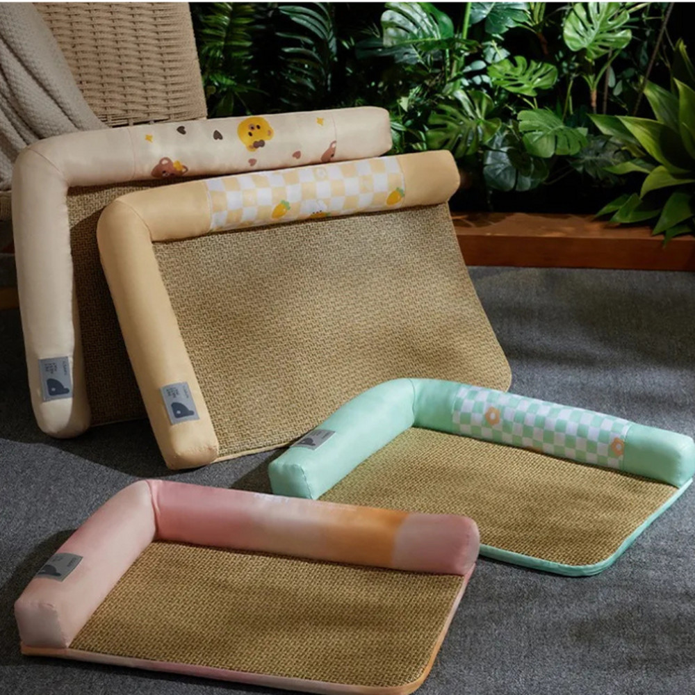Anywags Pet Bed Green Bilateral Breathable Cushion 3