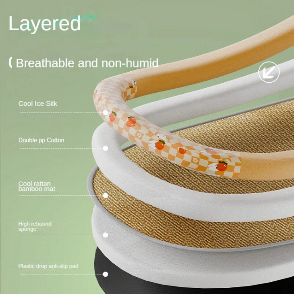 Anywags Pet Bed Green Bilateral Breathable Cushion 5
