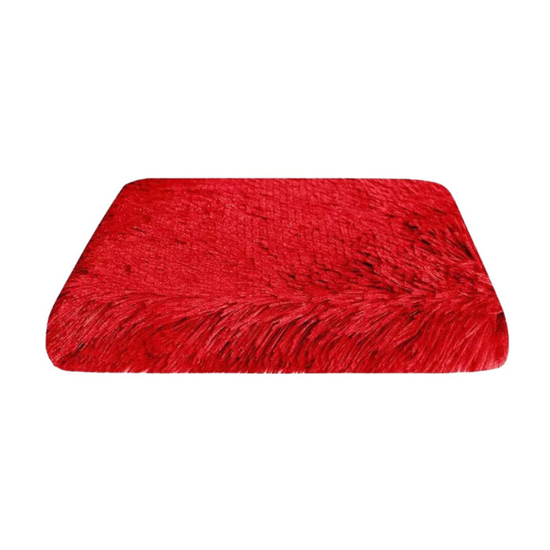 Anywags Pet Bed Red Removable Calming Soft Plush 0