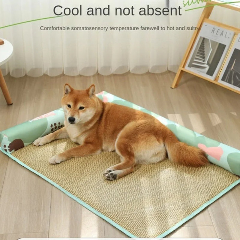 Anywags Pet Bed Yellow Bilateral Breathable Cooling Mat 4