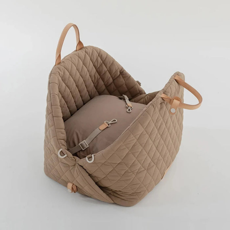 Anywags Pet Bed Olive Green Portable Carrier 5