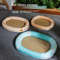 Anywags Pet Bed Orange Rabbit Rattan Cooling Mat 2
