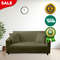 Anyhouz Sofa Cover Plain Army Green Style And Protection For Living Room 0