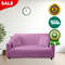 Anyhouz Sofa Cover Plain Light Purple Style And Protection For Living Room 0