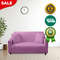 Anyhouz Sofa Cover Plain Light Purple Style And Protection For Living Room 1