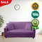 Anyhouz Sofa Cover Plain Purple Style And Protection For Living Room 0