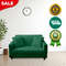 Anyhouz Sofa Cover Plain Green Style And Protection For Living Room 2