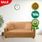 Anyhouz Sofa Cover Plain Caramel Style And Protection For Living Room 0
