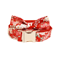 Anywags Pet Bow Collar Red Floral Stylish Accessory 0