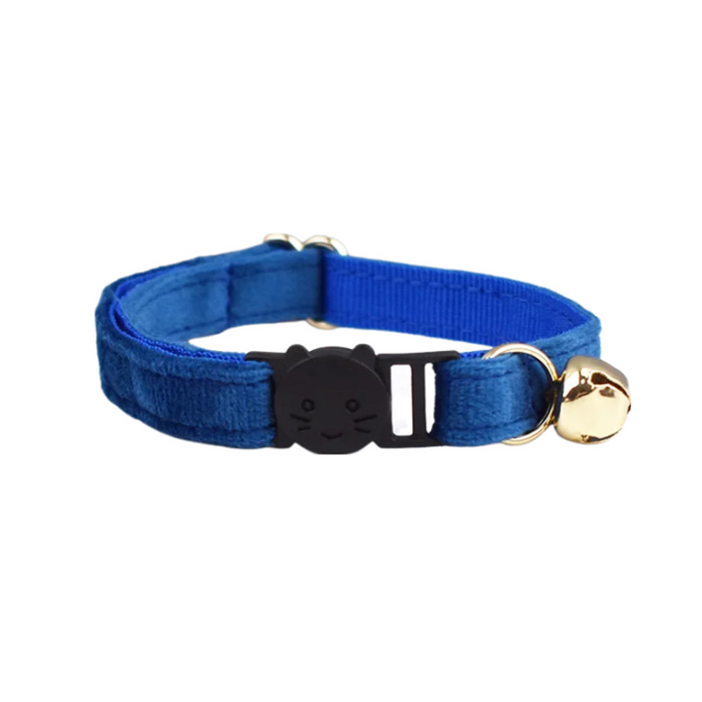 AnyWags Cat Collar Blue With Safety Buckle Bell 0