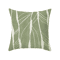 Anyhouz Pillowcase Sage Green Veins Cotton Polyester Cushion Cover 0