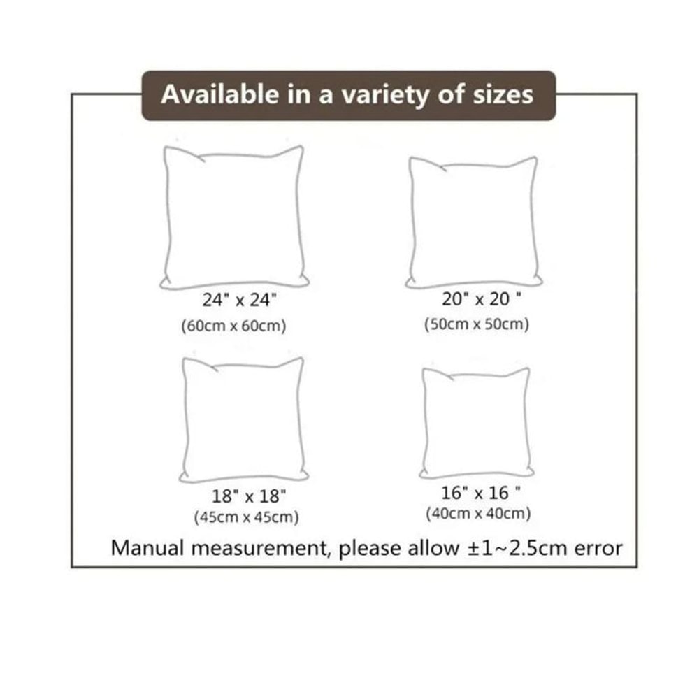 Anyhouz Pillowcase Black Striped With Yellow Leaf Cushion Cover 0