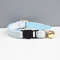 AnyWags Cat Collar Ice Blue Large With Safety Buckle Bell 1