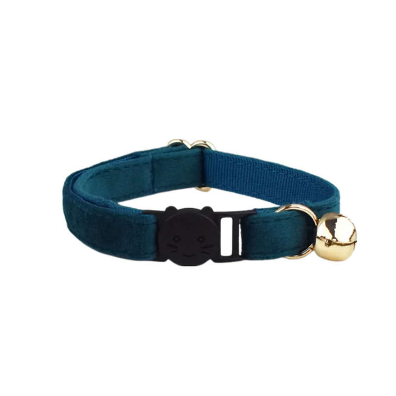 AnyWags Cat Collar Navy Blue Small With Safety Buckle 0