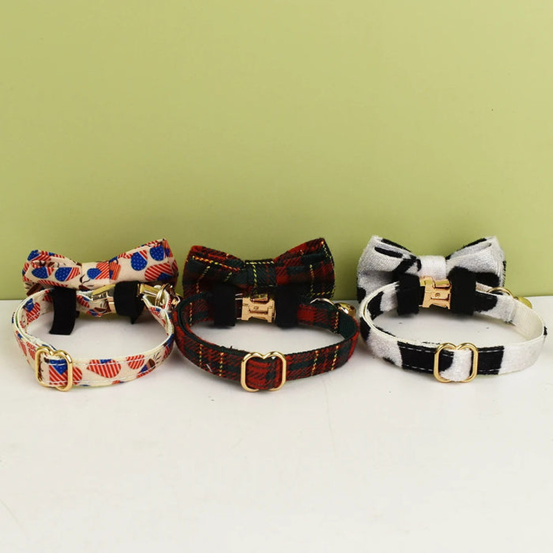 AnyWags Cat Collar Spotted Large With Safety Buckle Bell 7