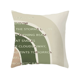 anyhouz pillowcase multi color rainbow style cotton