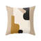 Anyhouz Pillowcase Beige Abstract Organic Shape Cotton 1