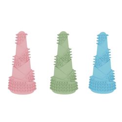 anywags pet toys clean teeth safety tpr bamboo training fetch