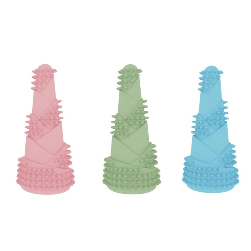 Anywags Pet Toys Clean Teeth Safety TPR Bamboo Training Fetch 0