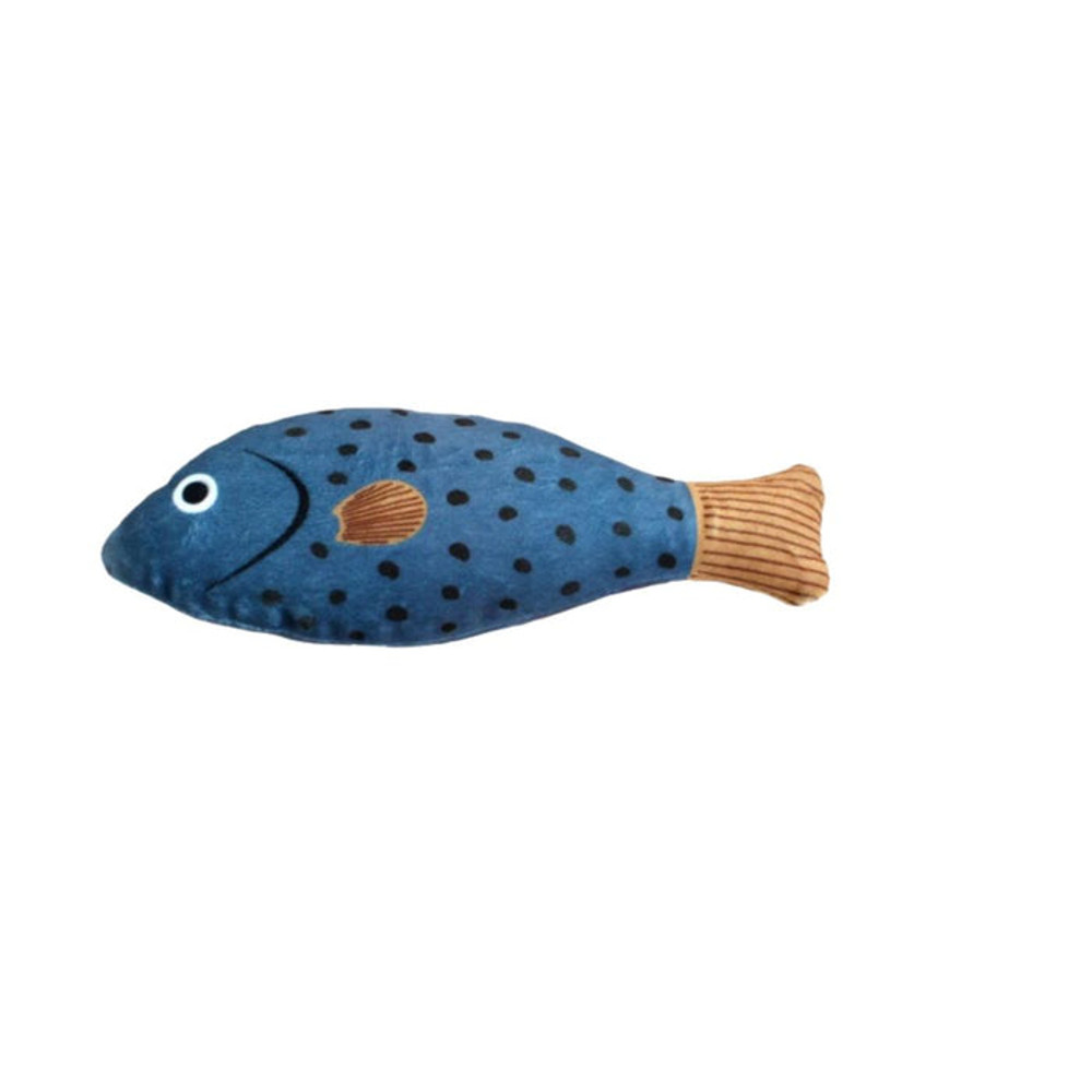 Anywags Pet Toys Blue Squeaky Sea Fish Shape 1