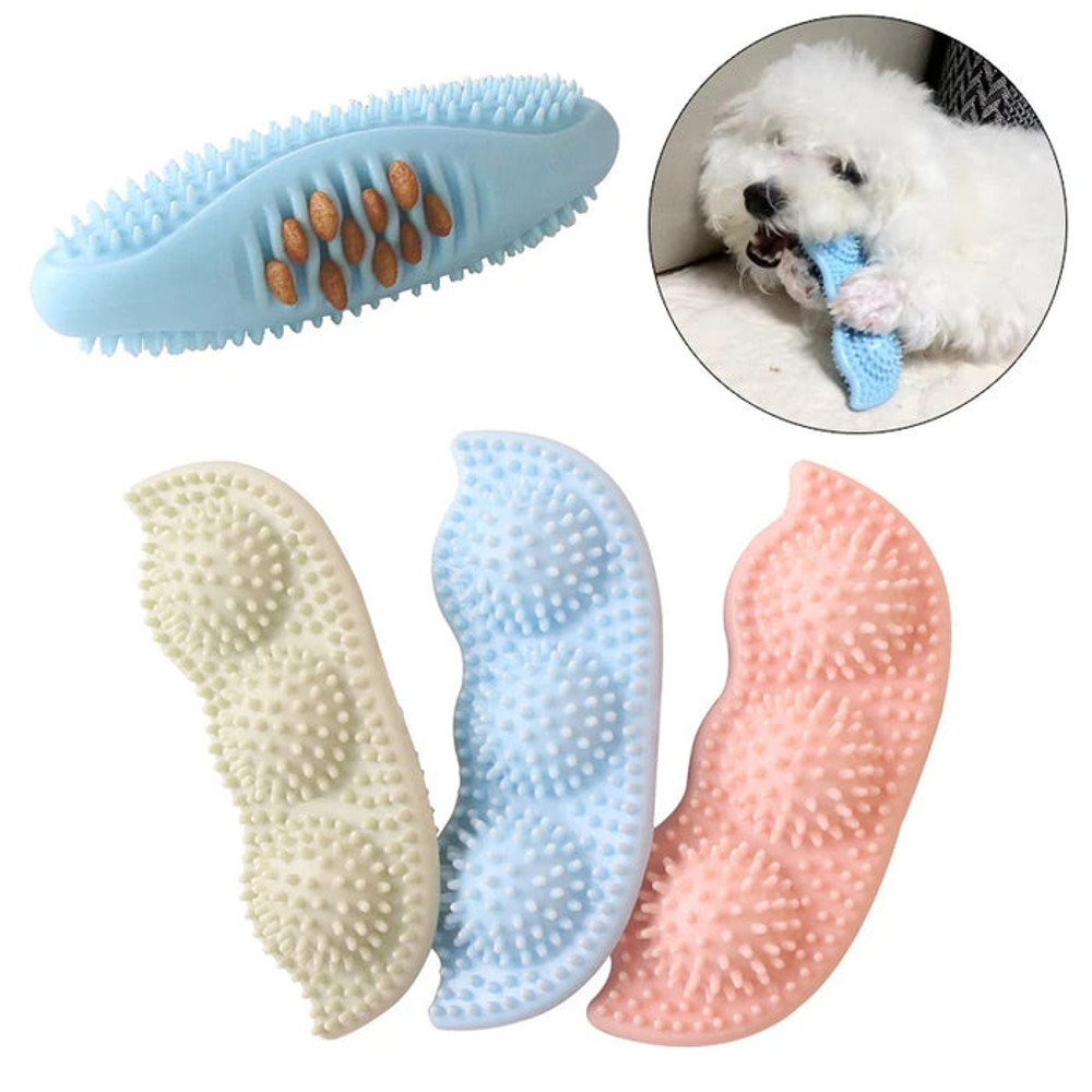 Anywags Pet Toys Newest Clean Teeth Safety TPR Peas Training Fetch 1