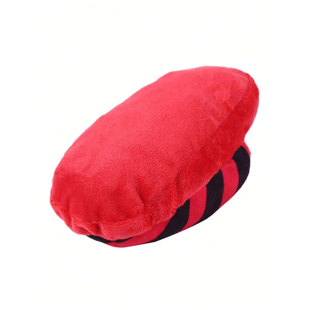 Anywags Pet Toys Red Black Plush Pipe Slippers Squeaky 1