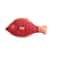 Anywags Pet Toys Red Squeaky Sea Fish Shape Sphynx Plush 0
