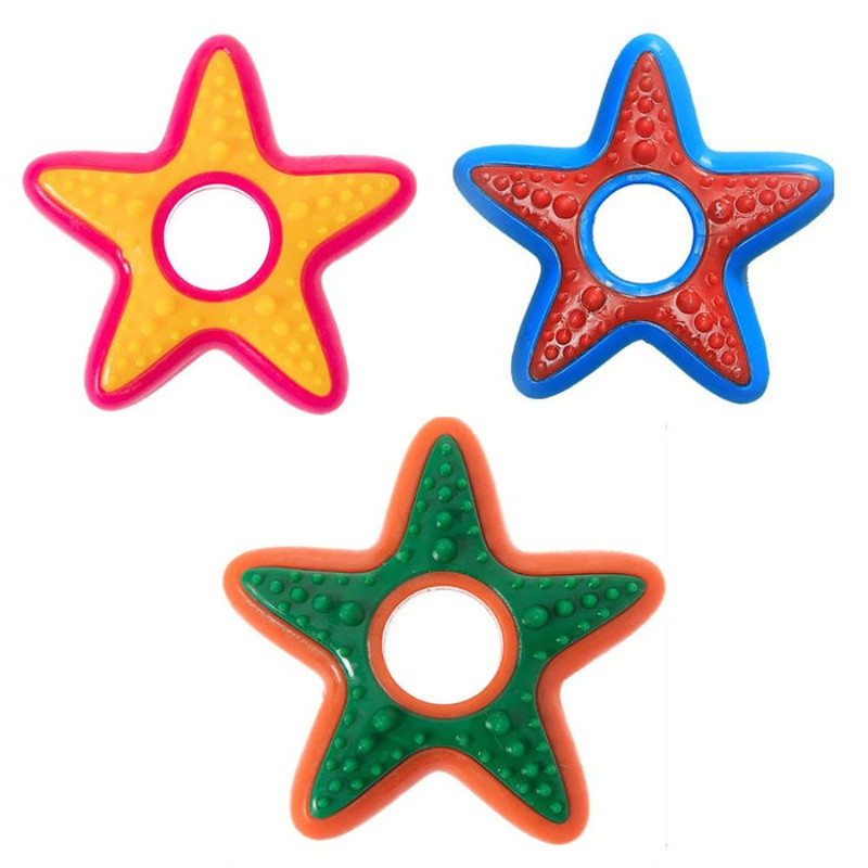 Anywags Pet Toys Safety Rubber Teething Star Chew For Dogs 0