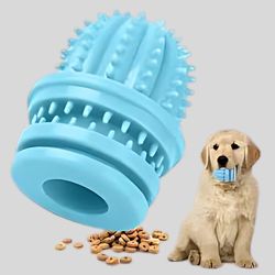 anywags pet toys clean teeth safety tpr cactus training fetch