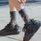 Anysox 5 Pairs Dark Blue Size 59 Fashion Knitted Socks 1