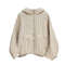 Anychic Puffer Jacket Beige Womens Oversize Winter Hooded Coat 0