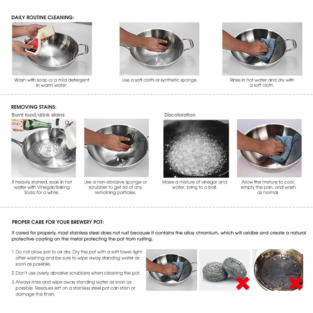 SOGA 35L Stainless Steel Insulated Stock Pot Hot Cold Beverage Container 8