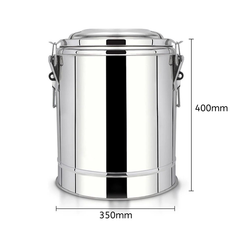 SOGA 30L Stainless Steel Insulated Stock Pot Hot Cold Beverage Container 5