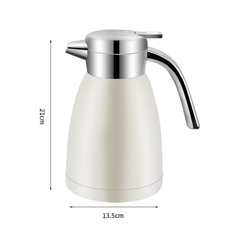 SOGA 12L Stainless Steel Insulated Vacuum Flask Coffee Water Jug Thermal White 3