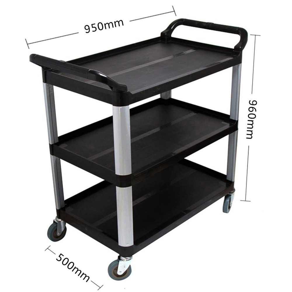 SOGA 3 Tier Kitchen Trolley Large 3