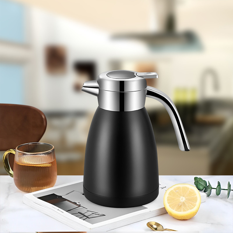 SOGA 22L Stainless Steel Insulated Vacuum Flask Coffee Water Jug Thermal Black 8
